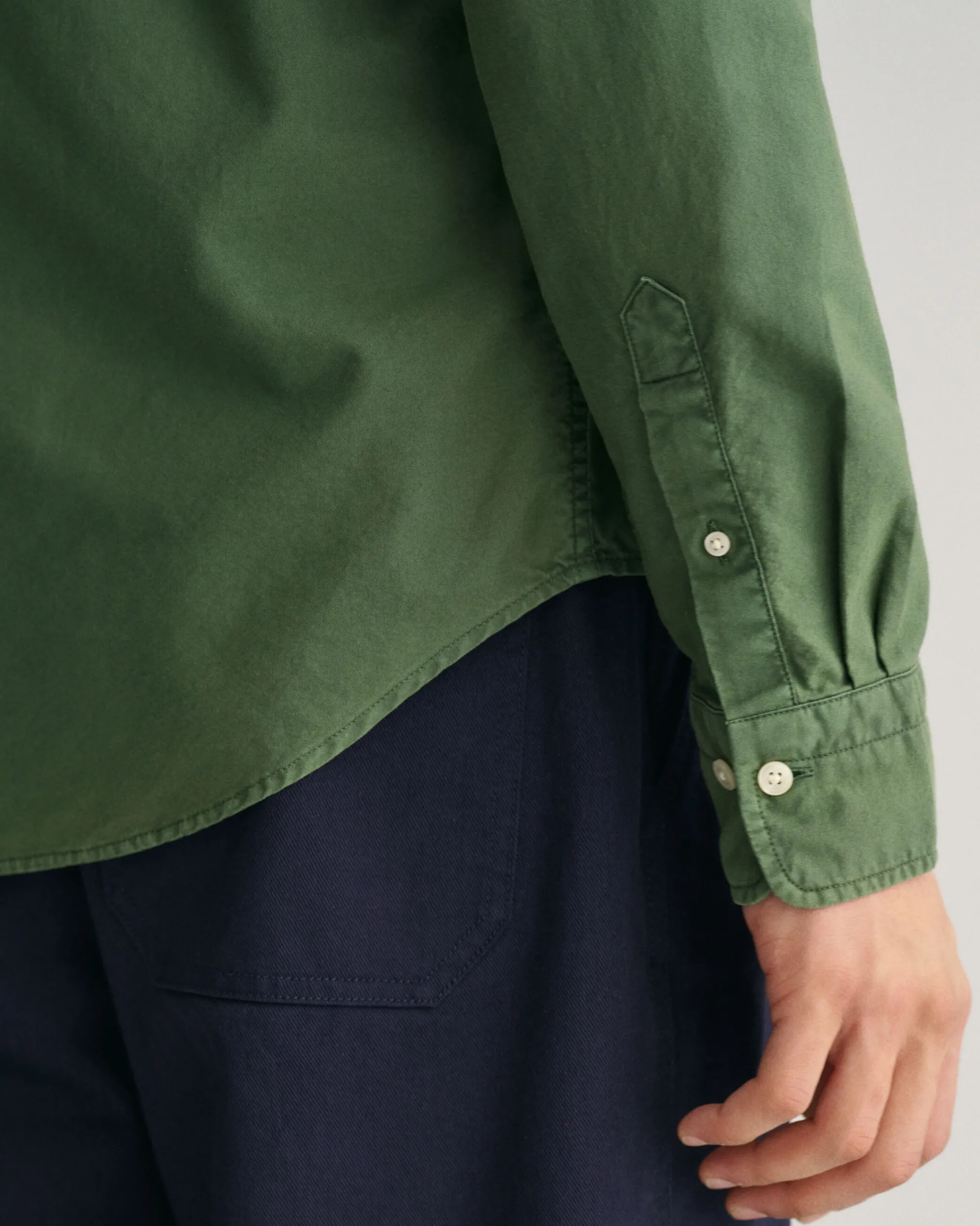 Regular Fit Sunfaded Archive Oxford Shirt