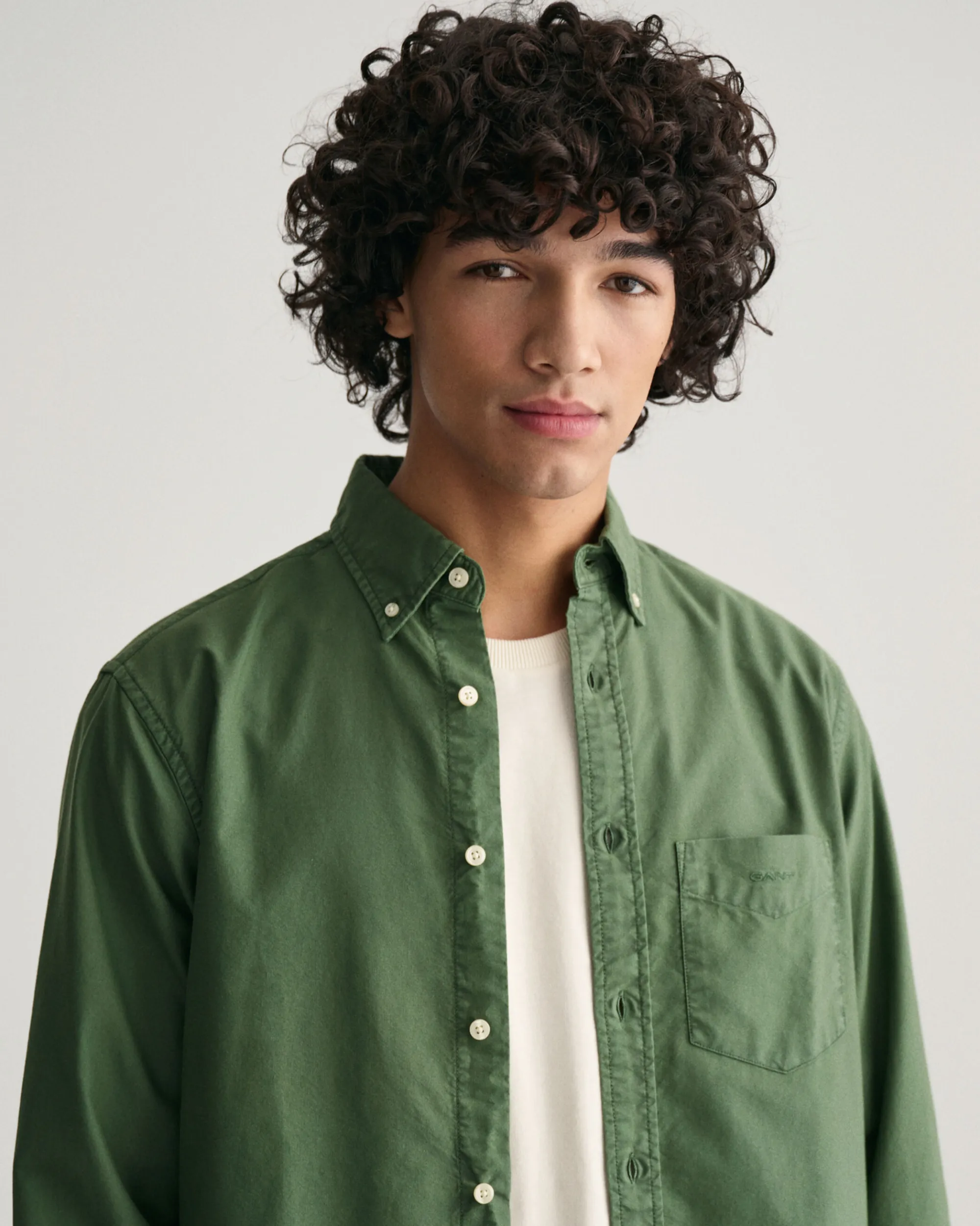 Regular Fit Sunfaded Archive Oxford Shirt
