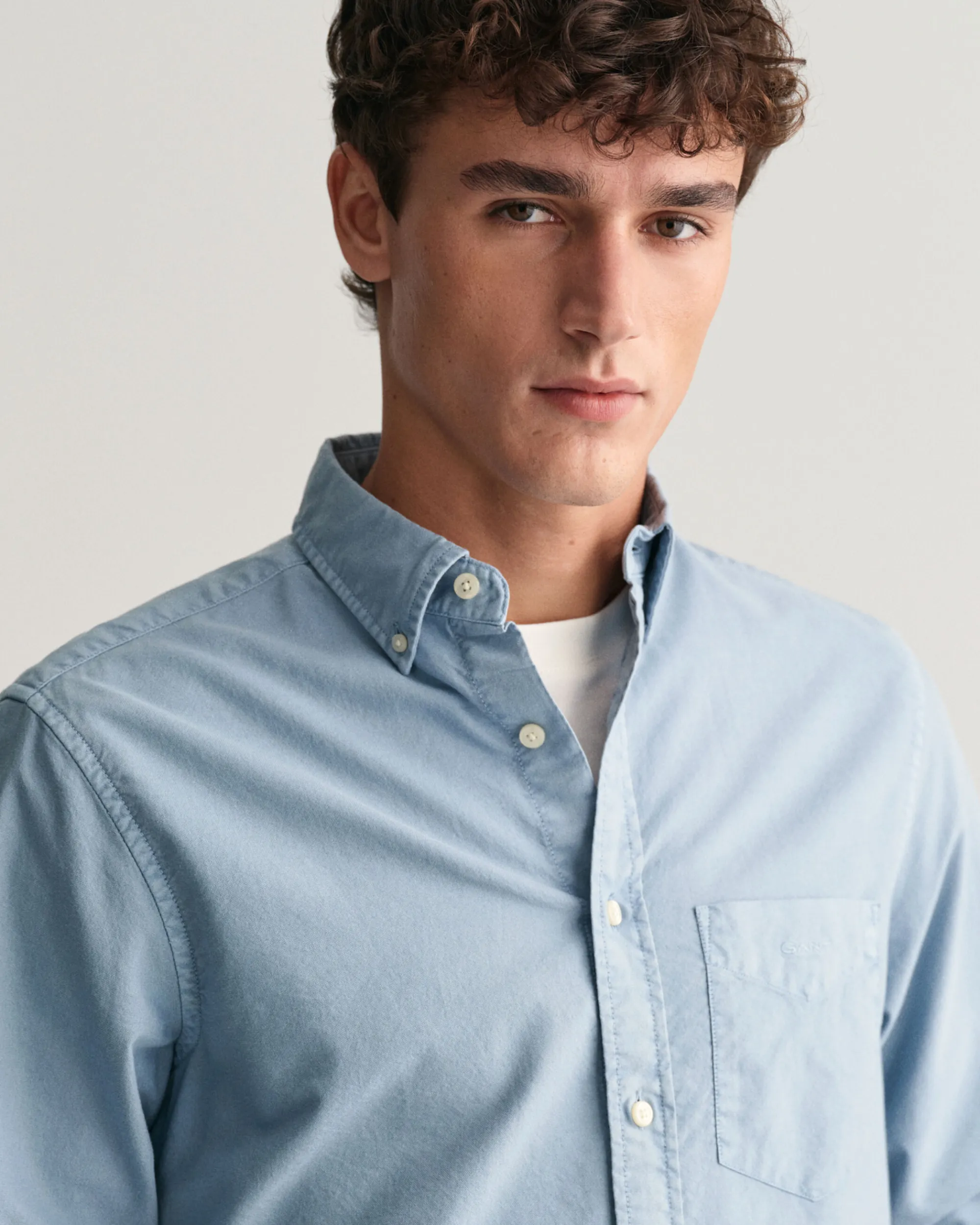 Regular Fit Sunfaded Archive Oxford Shirt