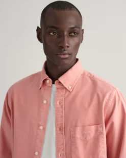 Regular Fit Sunfaded Archive Oxford Shirt