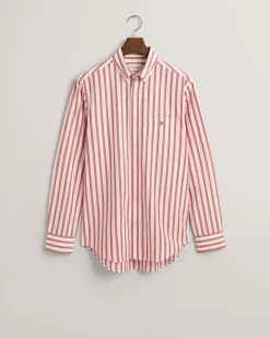 Regular Fit Wide Striped Poplin Shirt