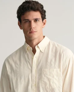 Relaxed Fit Dobby Striped Shirt