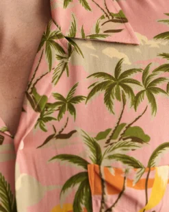 Relaxed Fit Hawaiian Print Short Sleeve Shirt