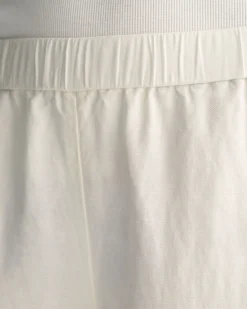 Relaxed Fit Linen Blend Pull-On Pants
