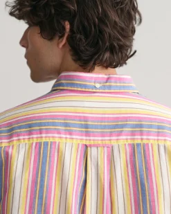 Relaxed Fit Multi Striped Shirt