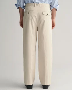 Relaxed Fit Peached Cotton Chinos