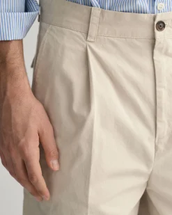 Relaxed Fit Peached Cotton Chinos