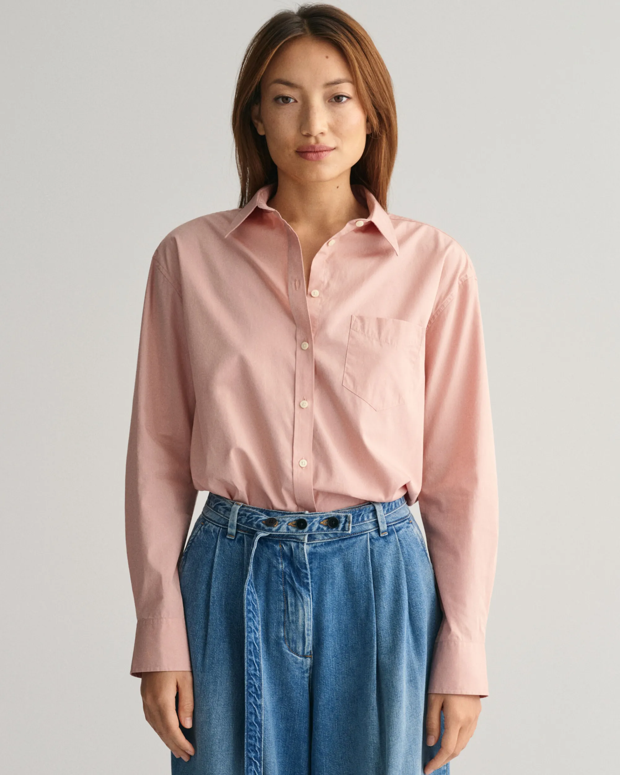 Relaxed Fit Poplin Shirt