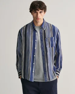 Relaxed Fit Printed Silk Shirt