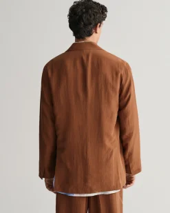 Relaxed Fit Silk Suit Blazer
