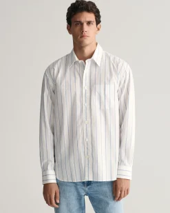 Relaxed Fit Striped Heritage Poplin Shirt