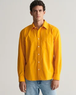Relaxed Fit Striped Heritage Poplin Shirt