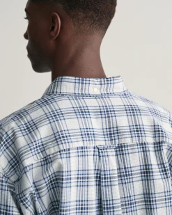 Relaxed Fit Textured Checked Shirt