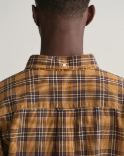 Relaxed Fit Textured Checked Shirt