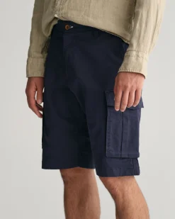 Relaxed Fit Twill Cargo Shorts