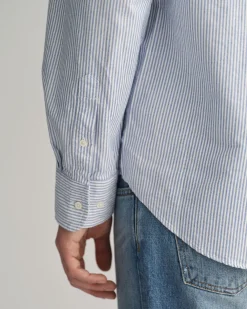 Relaxed Fit US Banker Stripe Oxford Shirt