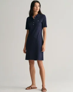 Shield Piqué Polo Dress