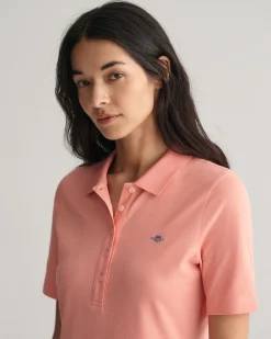 Shield Piqué Polo Dress