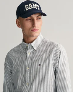 Slim Fit Banker Stripe Oxford Shirt