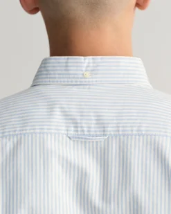 Slim Fit Banker Stripe Oxford Shirt