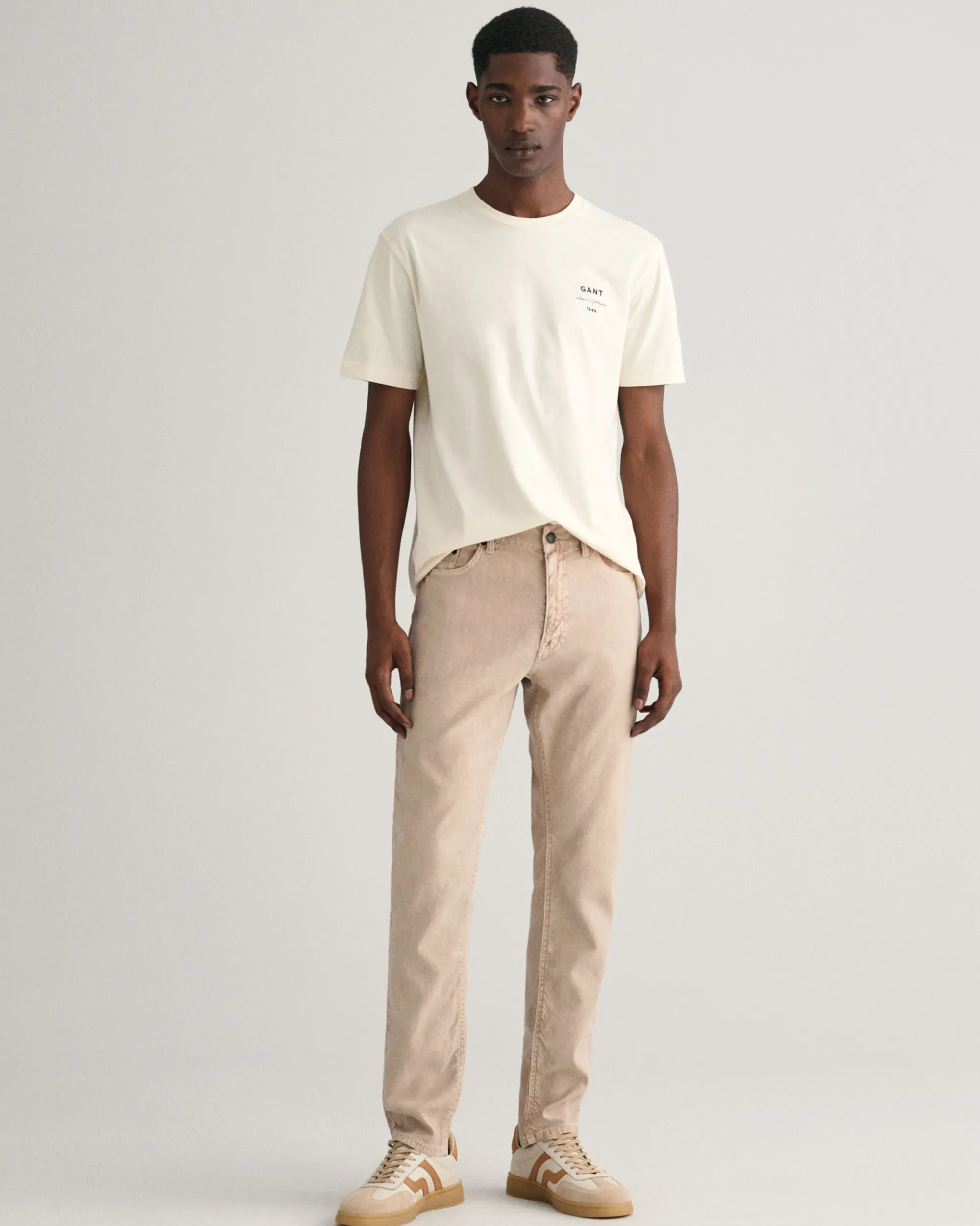 Slim Fit Cotton Linen Jeans