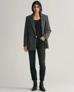 Slim Fit Cropped Black Jeans