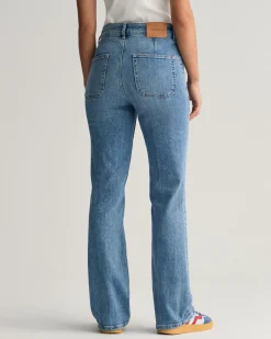 Slim Fit Flared Jeans