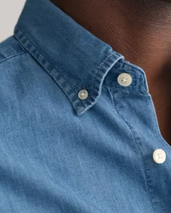Slim Fit Indigo Shirt