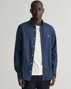 Slim Fit Indigo Shirt