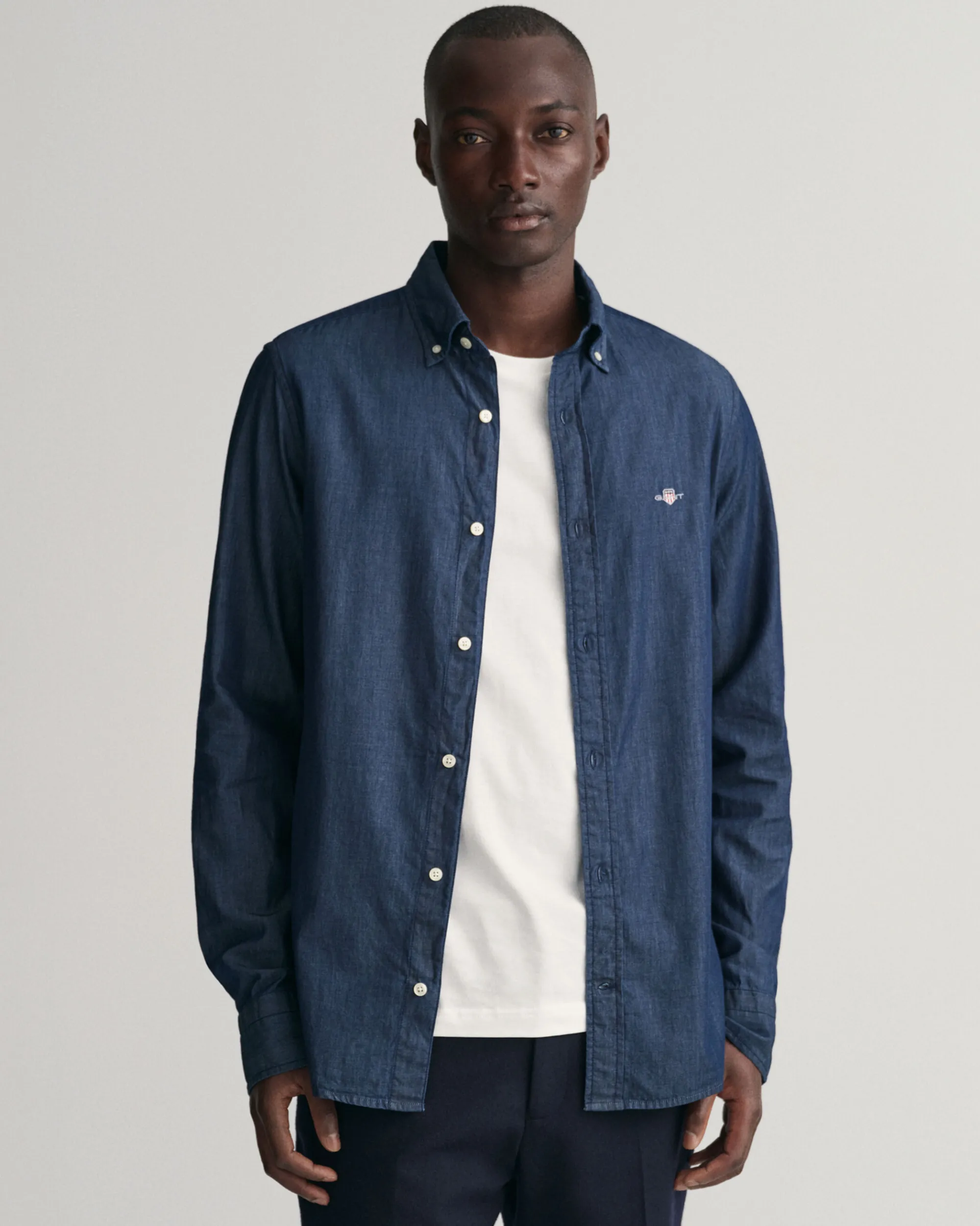 Slim Fit Indigo Shirt