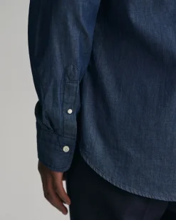 Slim Fit Indigo Shirt