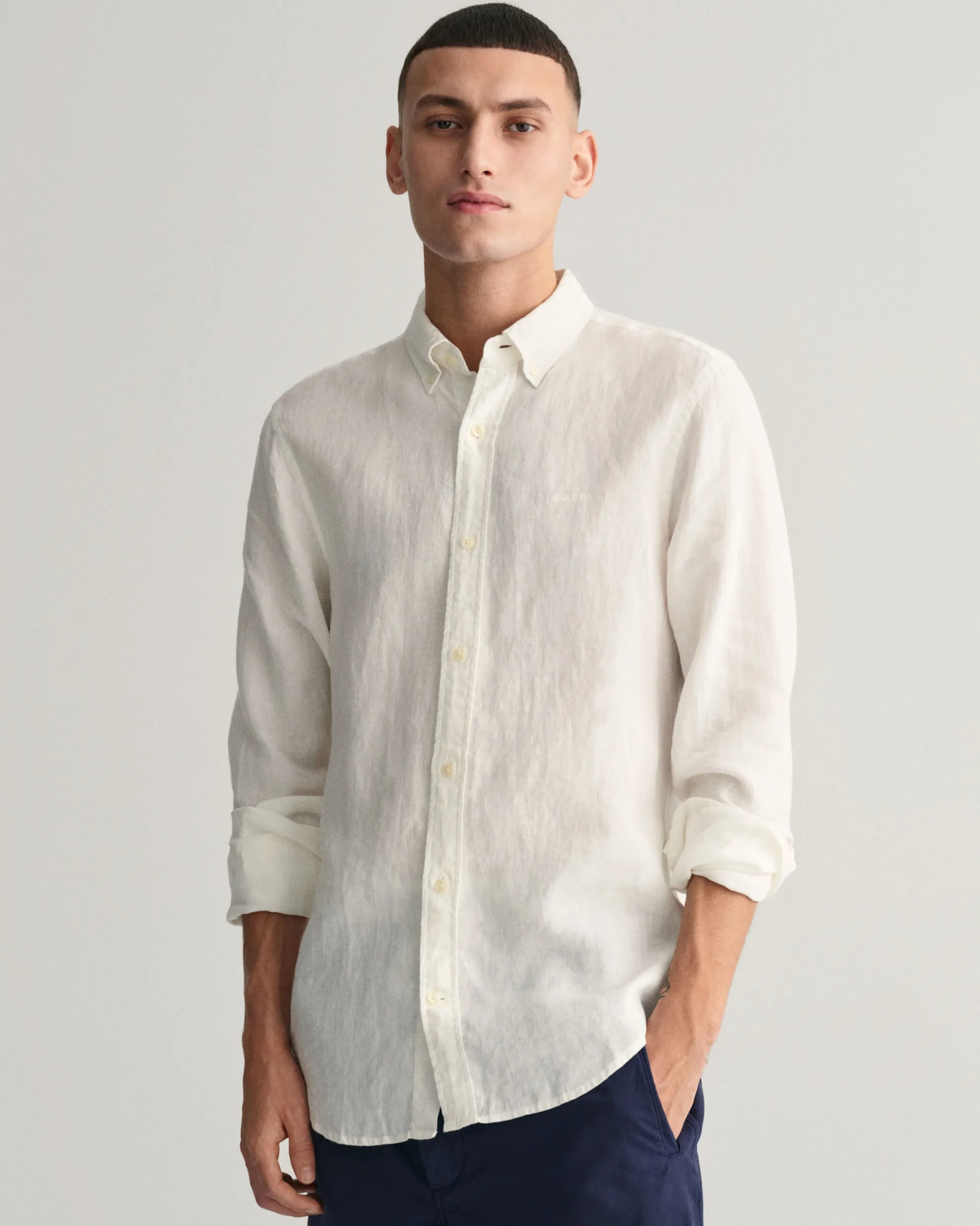 Slim Fit Linen Shirt