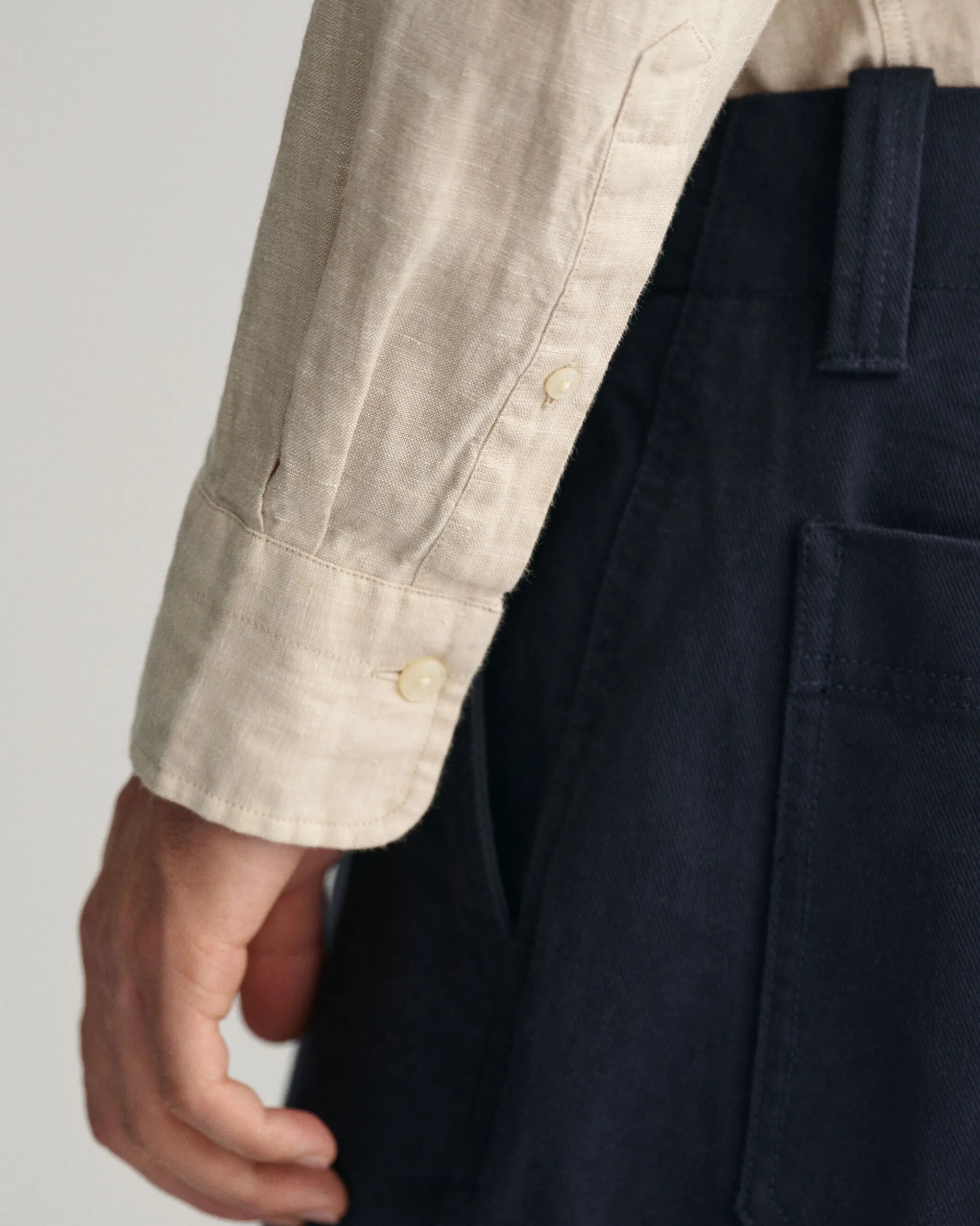 Slim Fit Linen Shirt