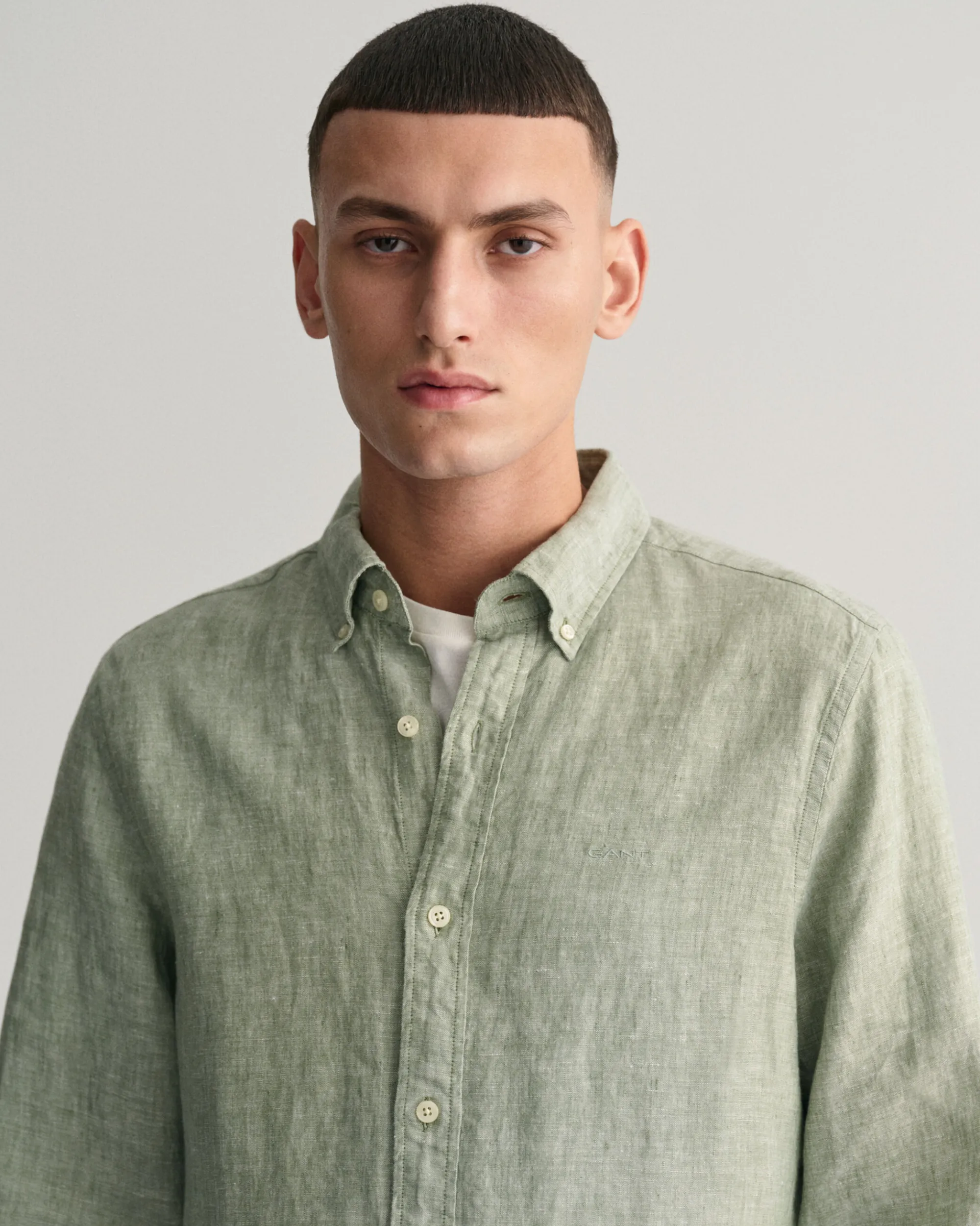 Slim Fit Linen Shirt