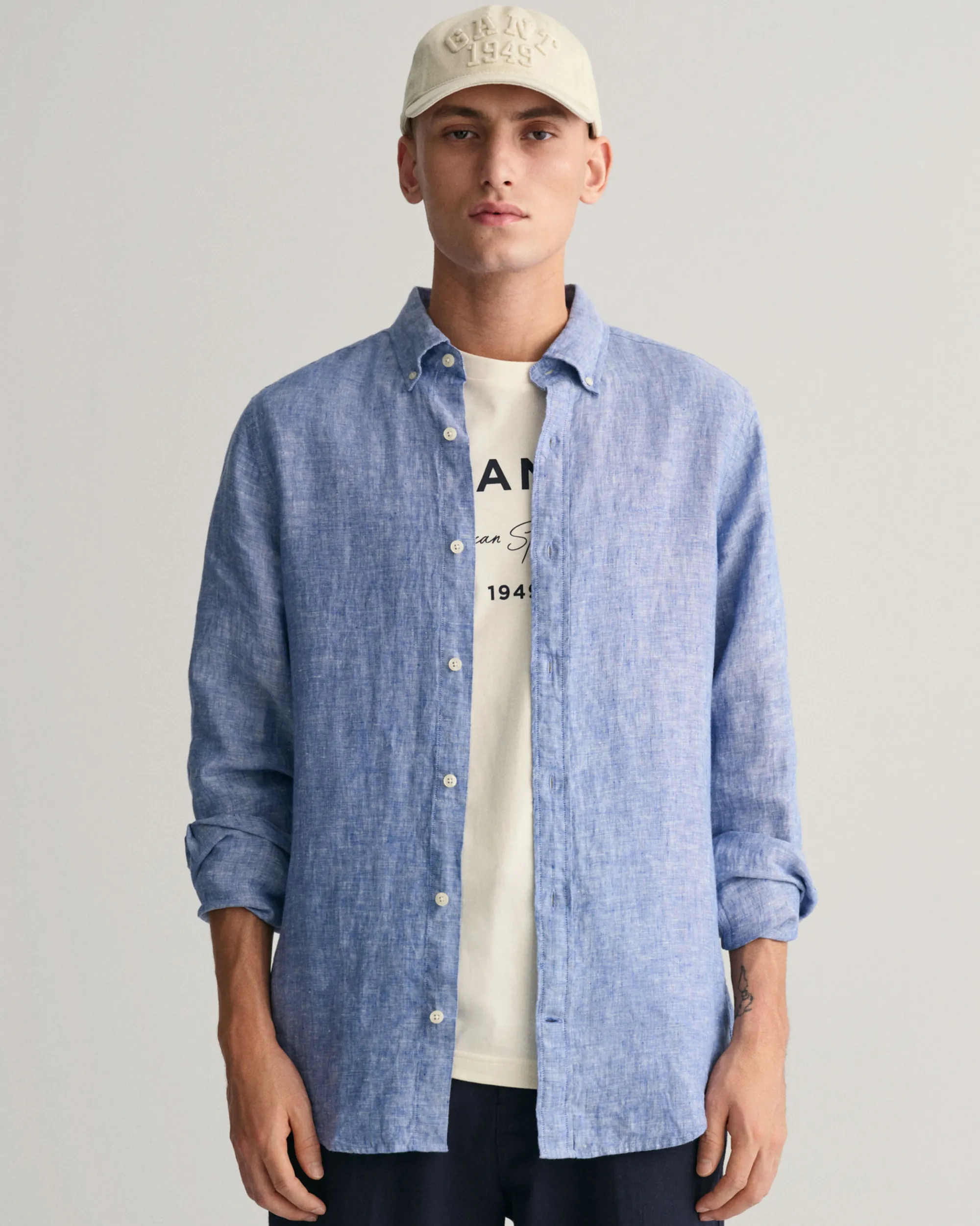 Slim Fit Linen Shirt