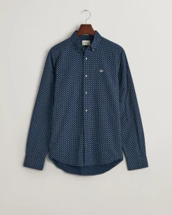 Slim Fit Micro Print Shirt