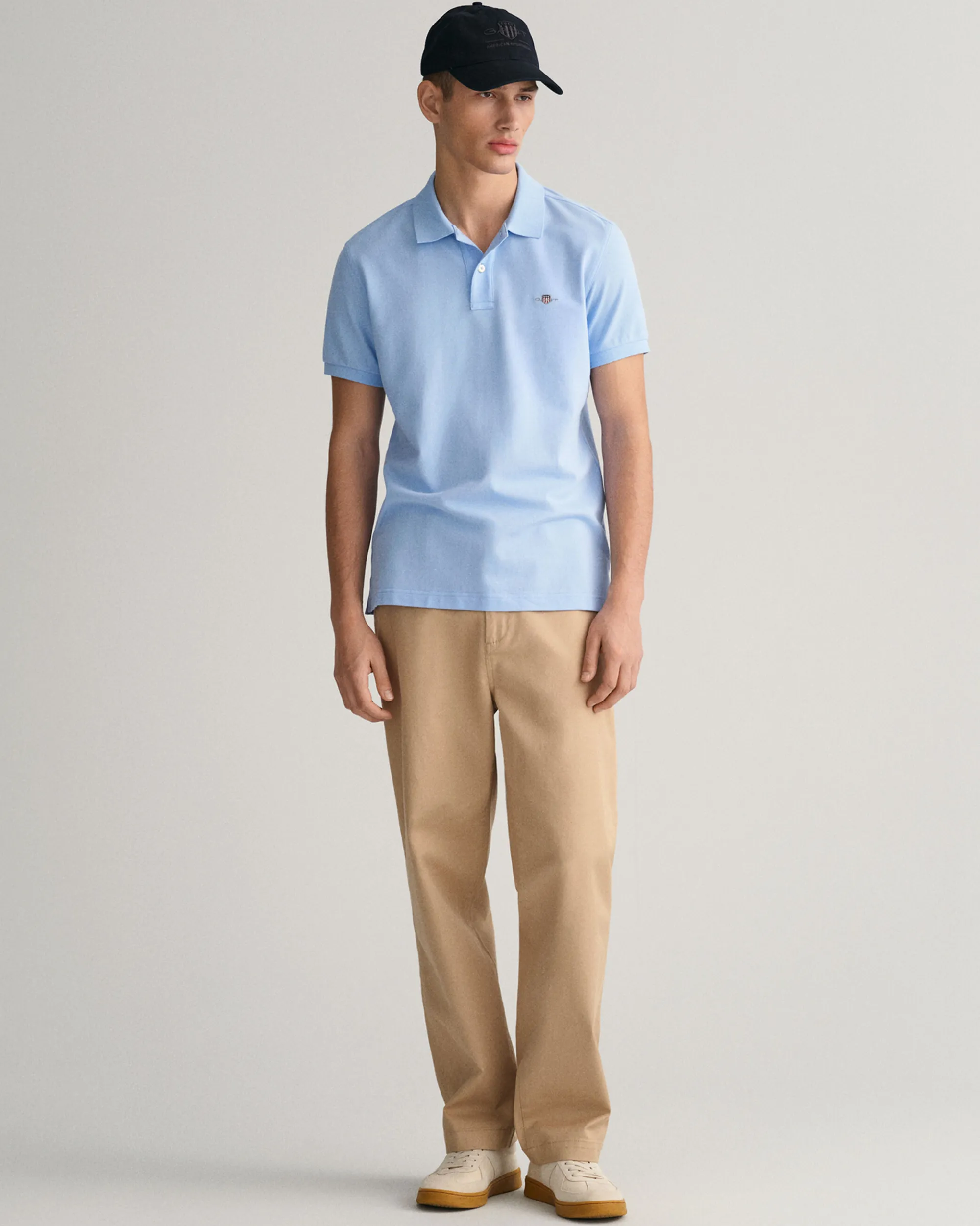 Slim Fit Shield Piqué Polo Shirt