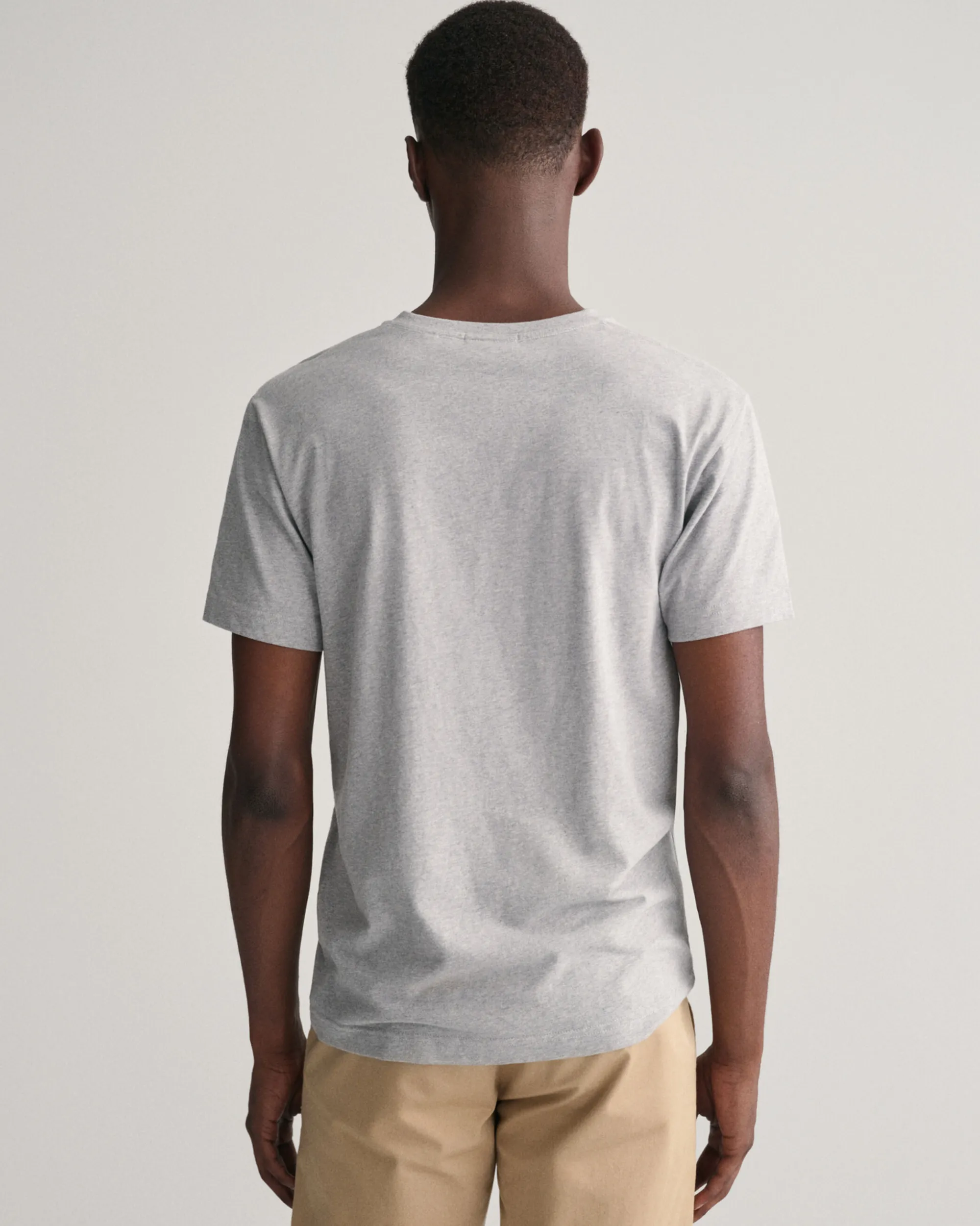Slim Fit Shield V-Neck T-Shirt