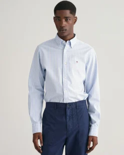 Slim Fit Striped Oxford Stretch Shirt