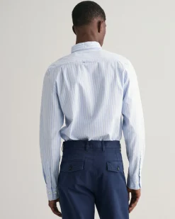 Slim Fit Striped Oxford Stretch Shirt