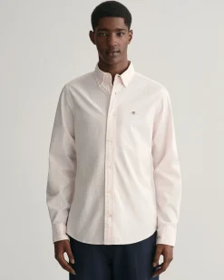 Slim Fit Striped Oxford Stretch Shirt