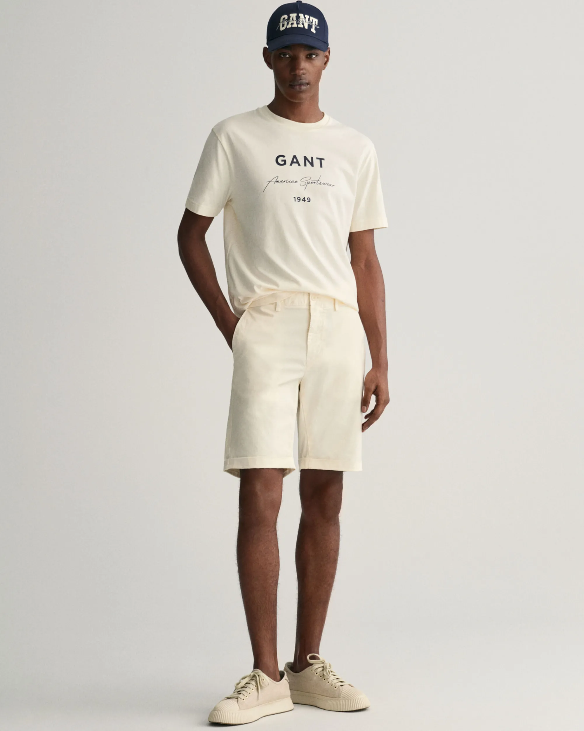 Slim Fit Sunfaded Shorts