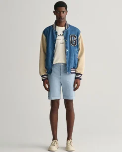 Slim Fit Sunfaded Shorts