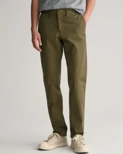 Slim Fit Twill Chinos
