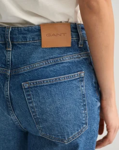 Straight Leg Cropped Jeans