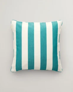 Striped Archive Shield Cushion