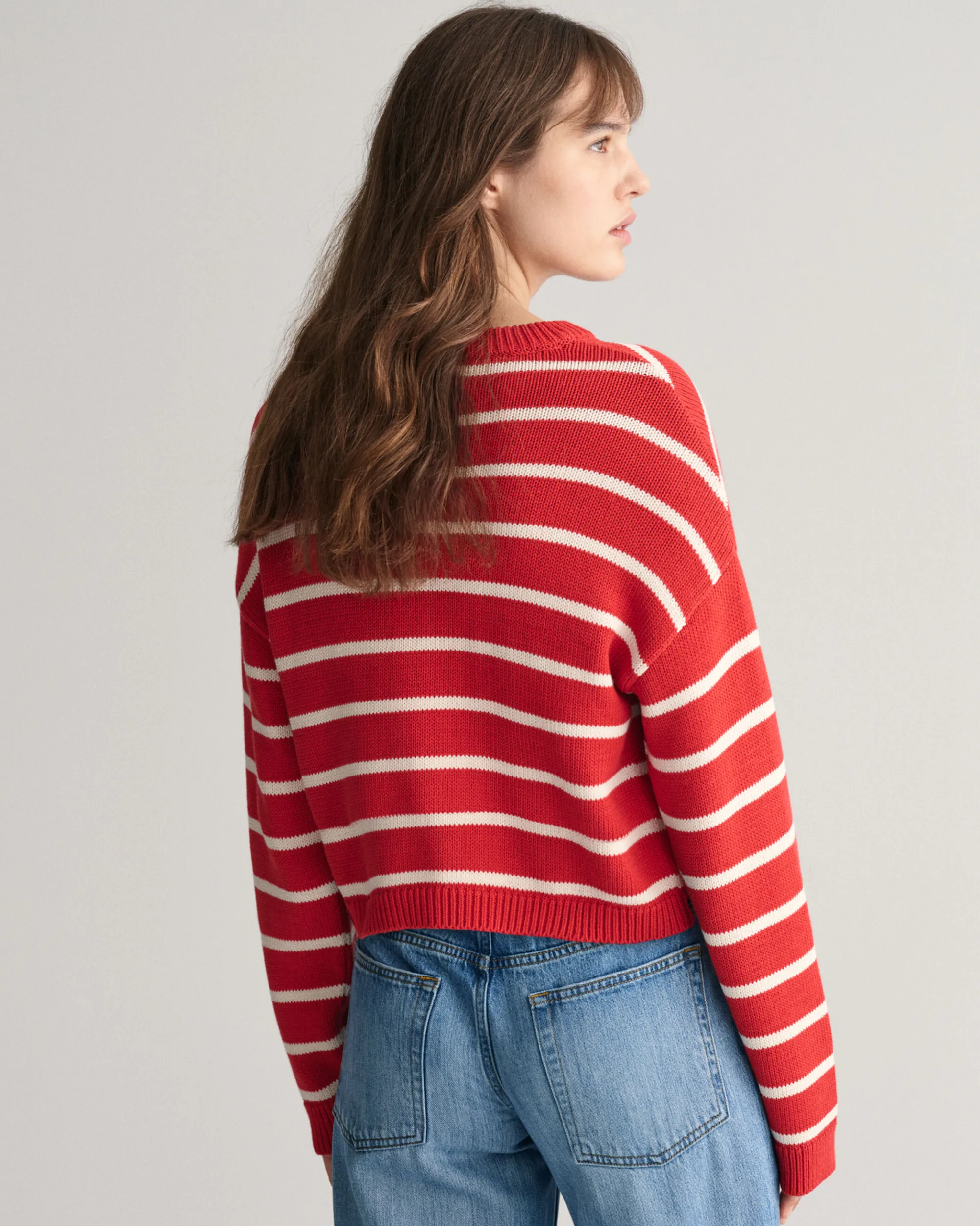 Striped Crew Neck Sweater