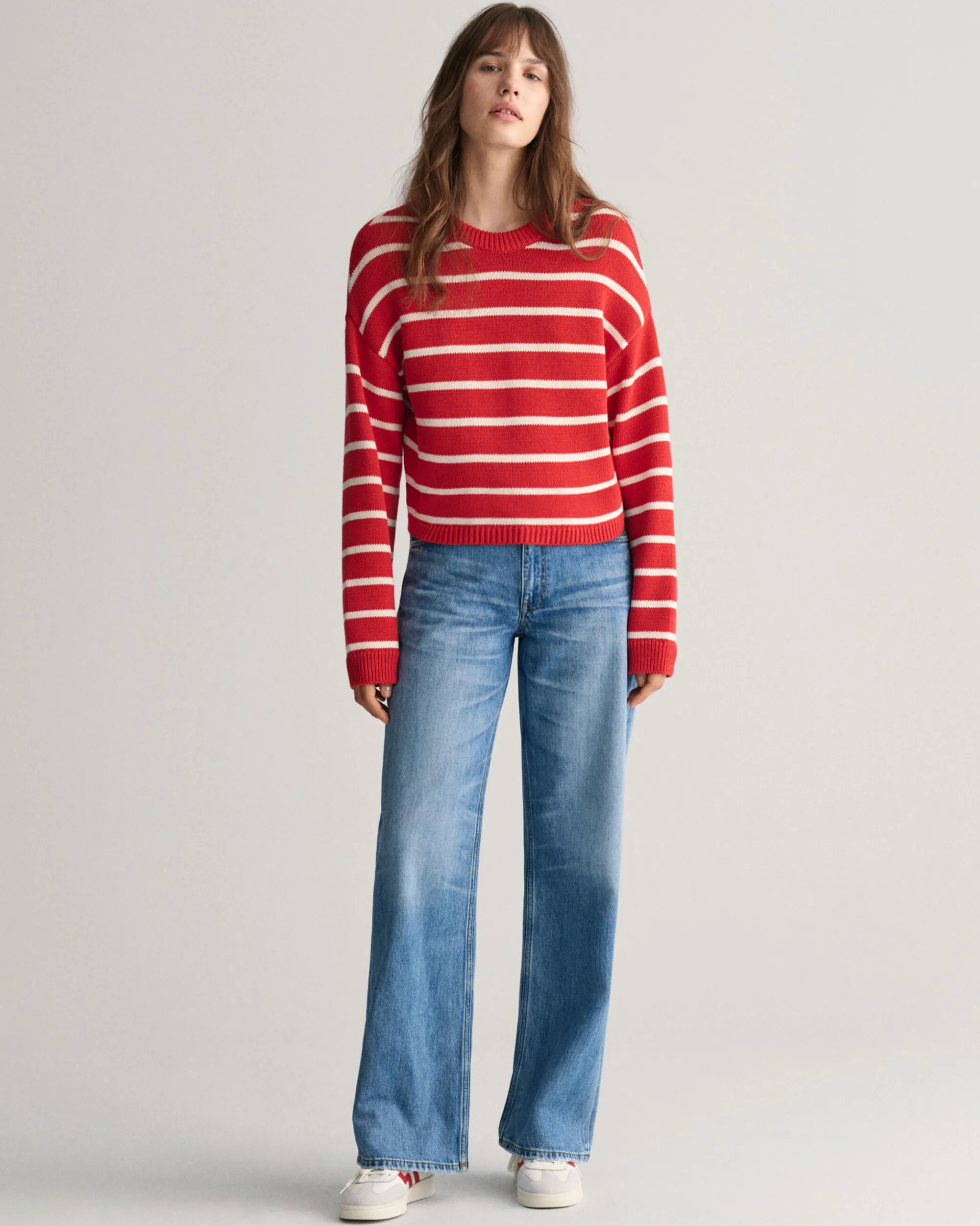 Striped Crew Neck Sweater