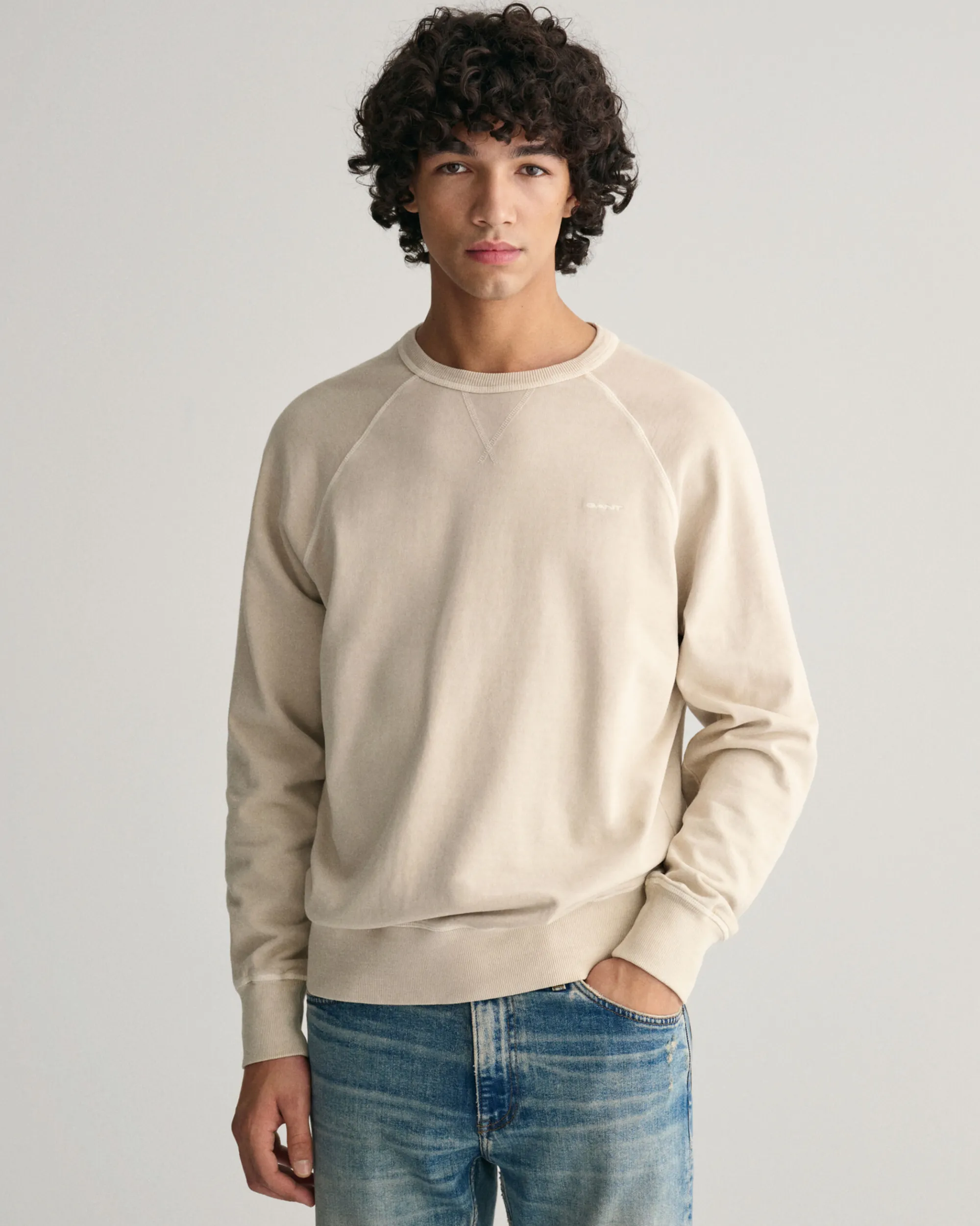 Sunfaded Crew Neck Sweatshirt