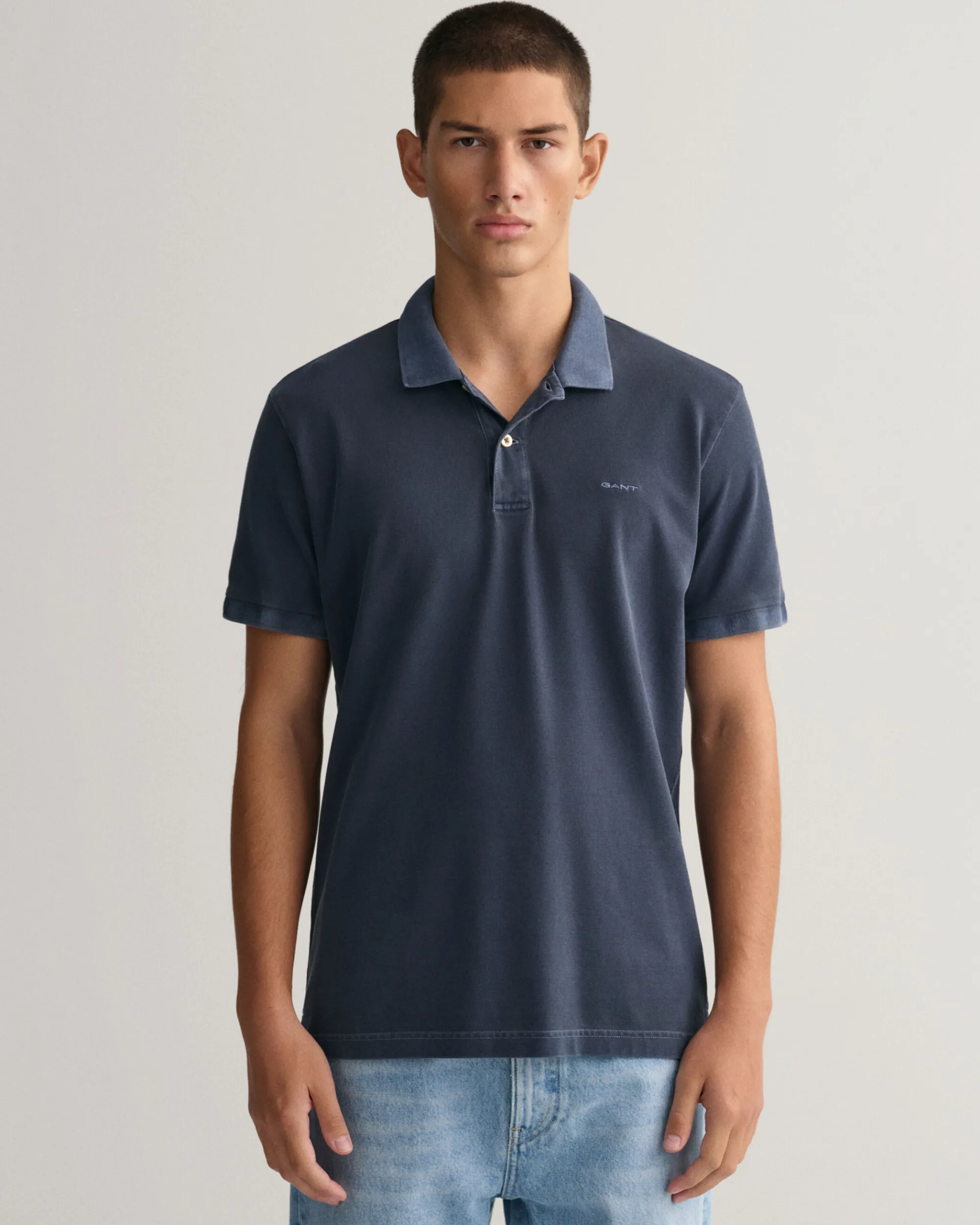 Sunfaded Piqué Polo Shirt